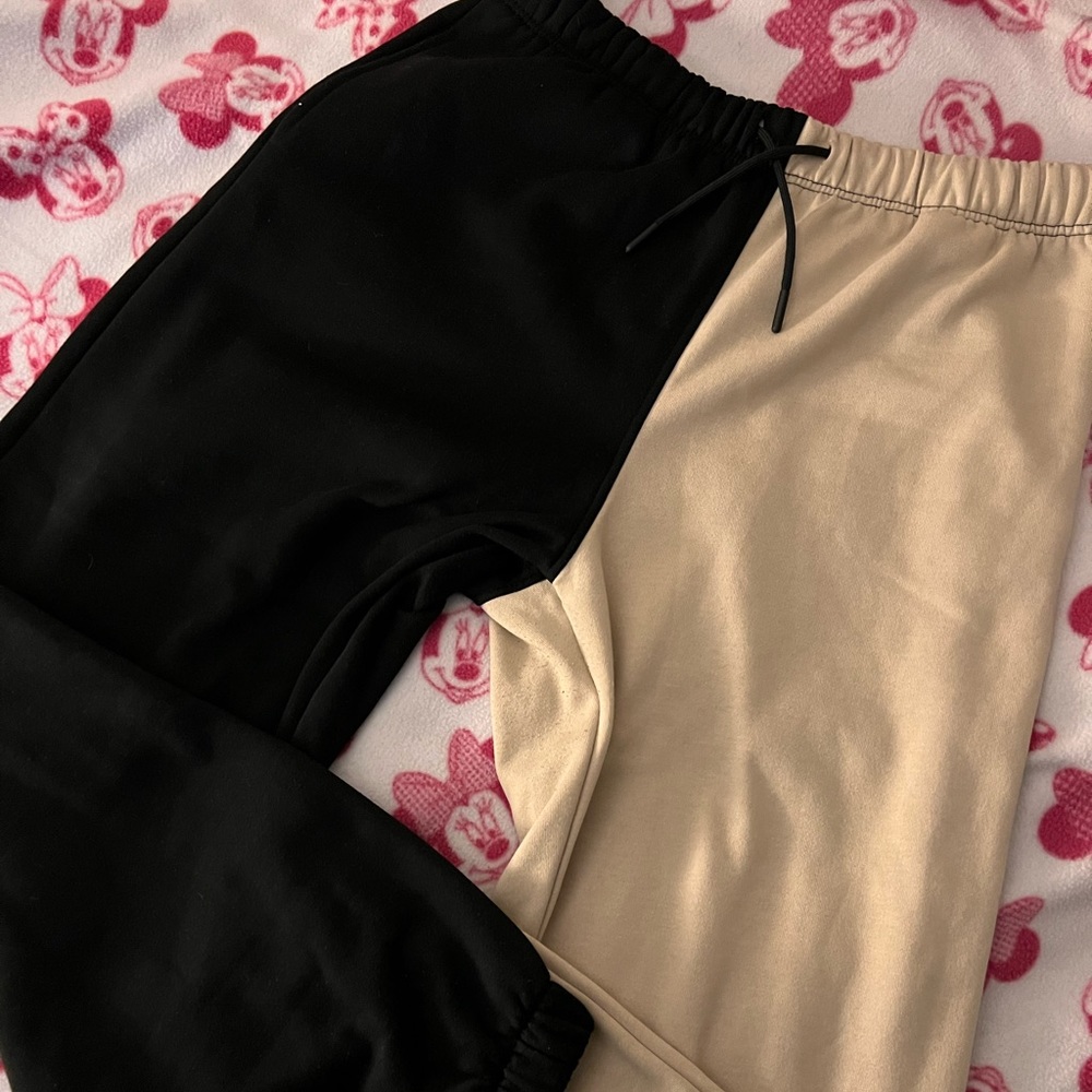 Topshop Color Block Joggers